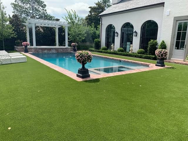 artificial grass installation project in Reno