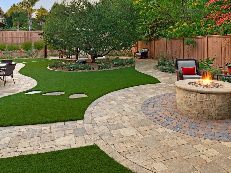 artificial grass installation project in Reno