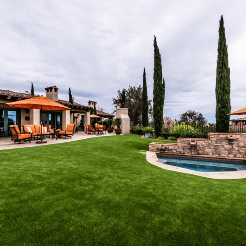 artificial grass installation project in Reno